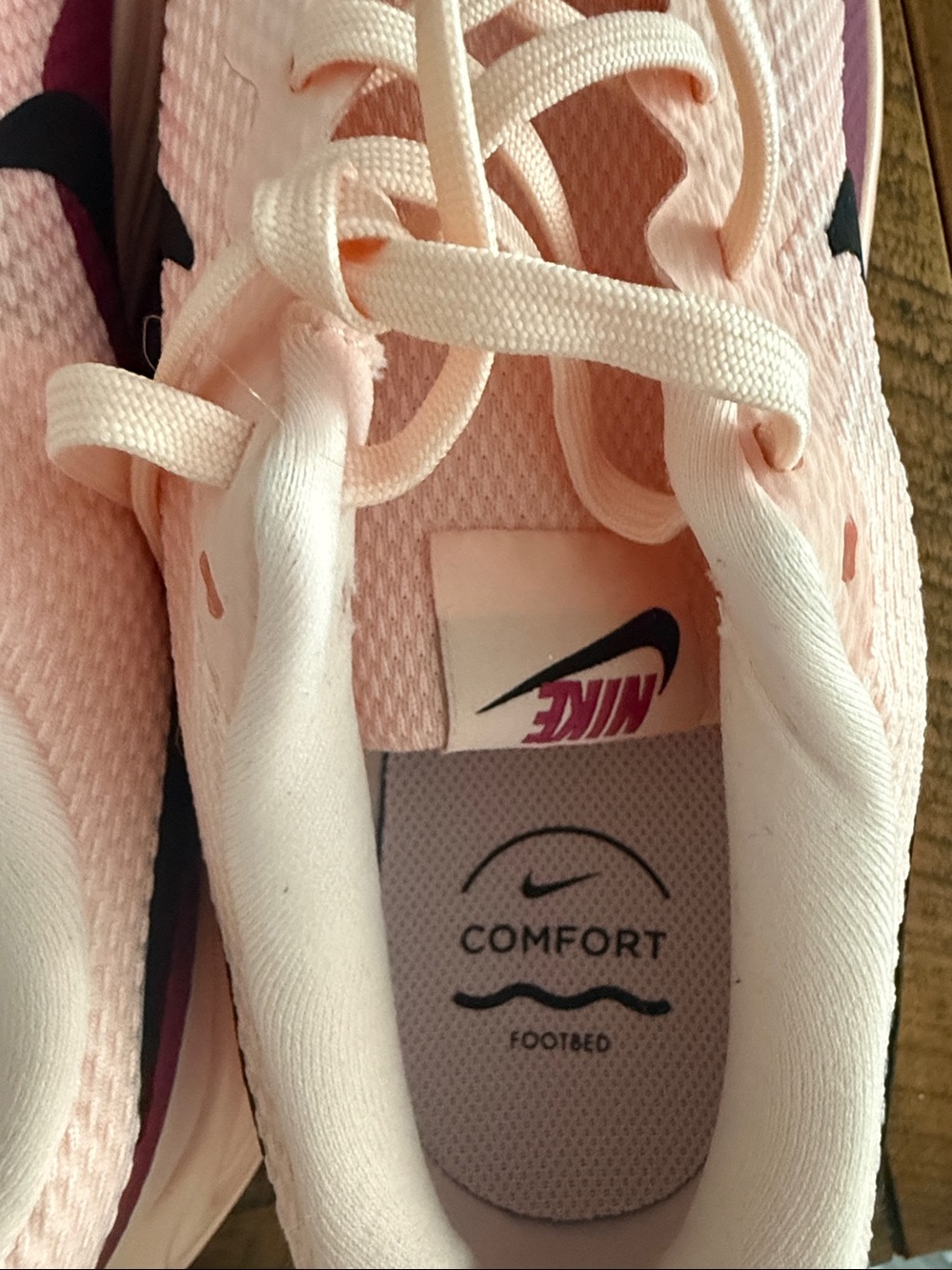 Nike Pink and Purple Women's Running Sneakers - Picture 4 of 4